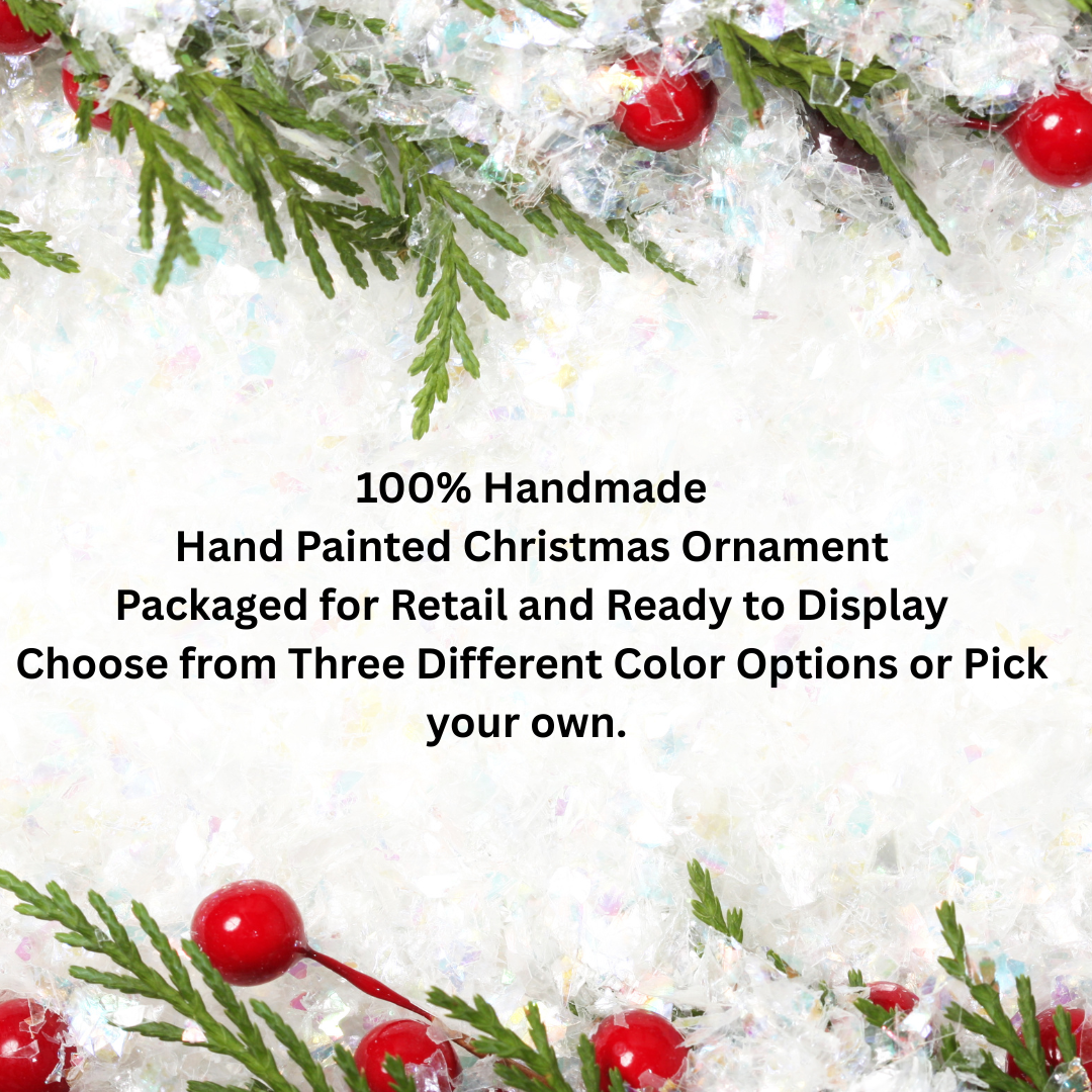 Wooden Line Art Horse Head Christmas Ornament: Black Horse on Brown