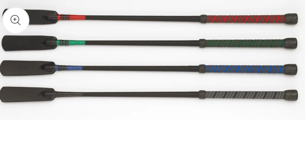 Whip 19” Grippy Handle Bat Grey Black Made in UK