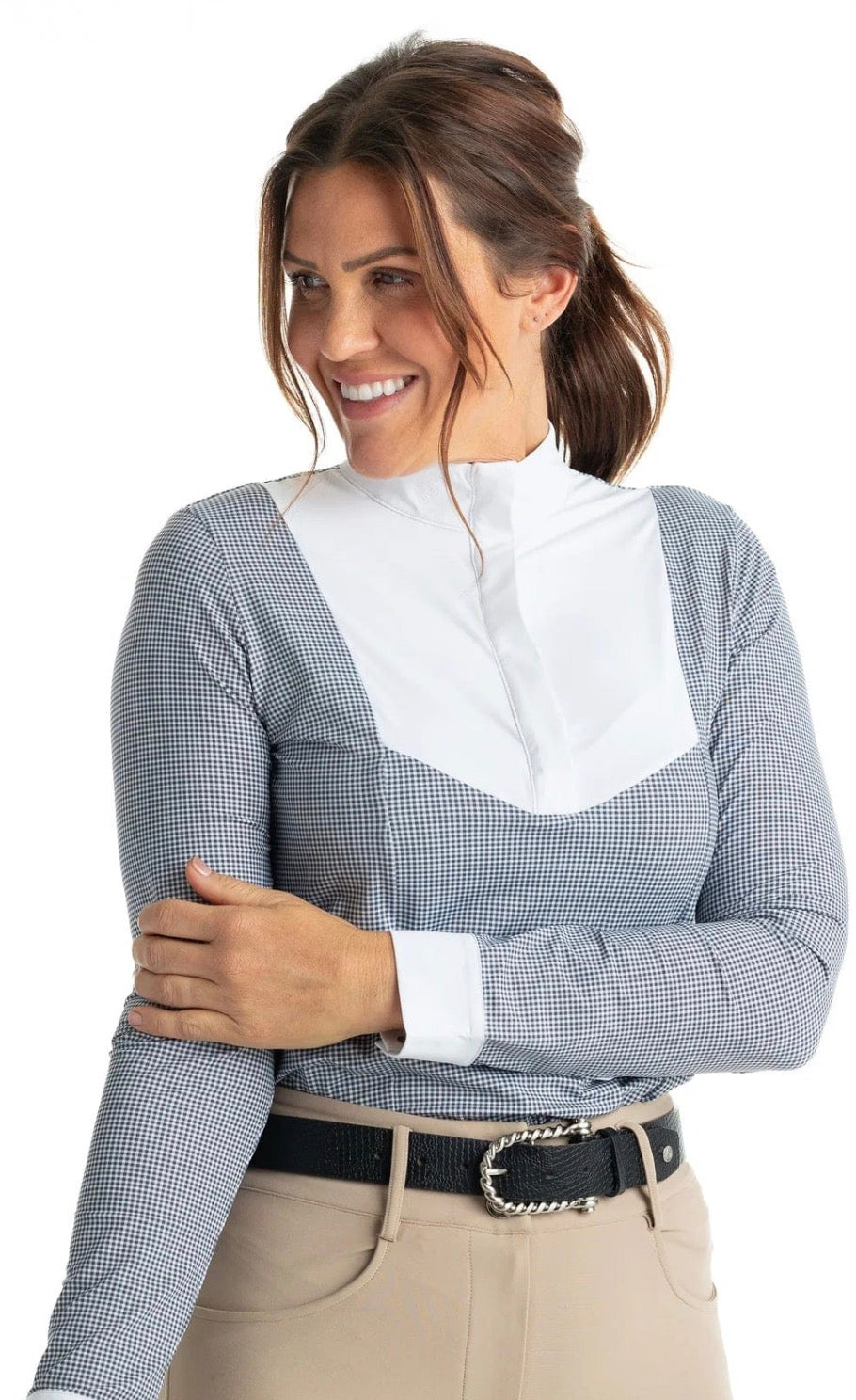 Show shirt Dark Hunter Gingham Hannah Childs
