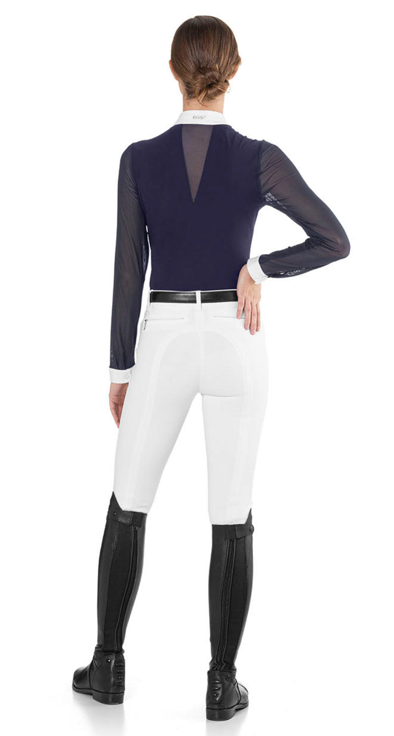 Ego 7 Show Shirt Rita Long Sleeve in Navy