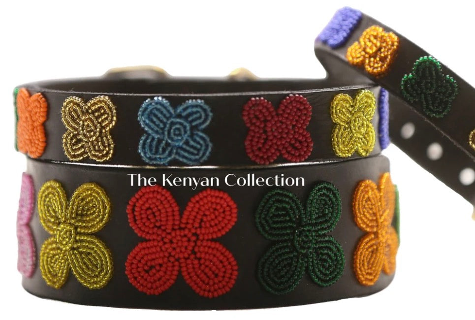 Belt TKC Flower Power Belt in Wide Width- The Kenyan Collection