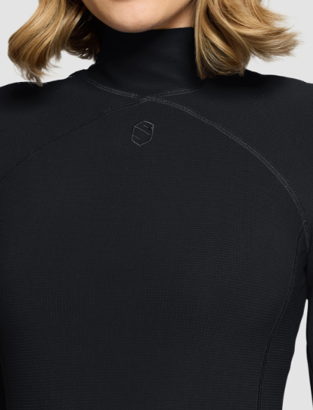 Samshield Ladies Sunniva Schooling Shirt - Mock Turtle Neck - Long Sleeve - White SS26