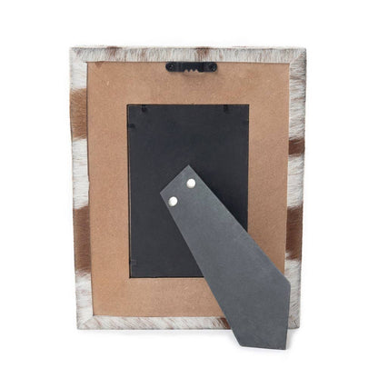 Tumbleweed Trail Photo Frame In Brown & White: Brown & White / SINGLE