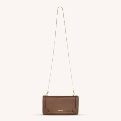 Mira & Moss Delphine Crossbody Bag - Chocolate Latte: CHOCLATE LATTE