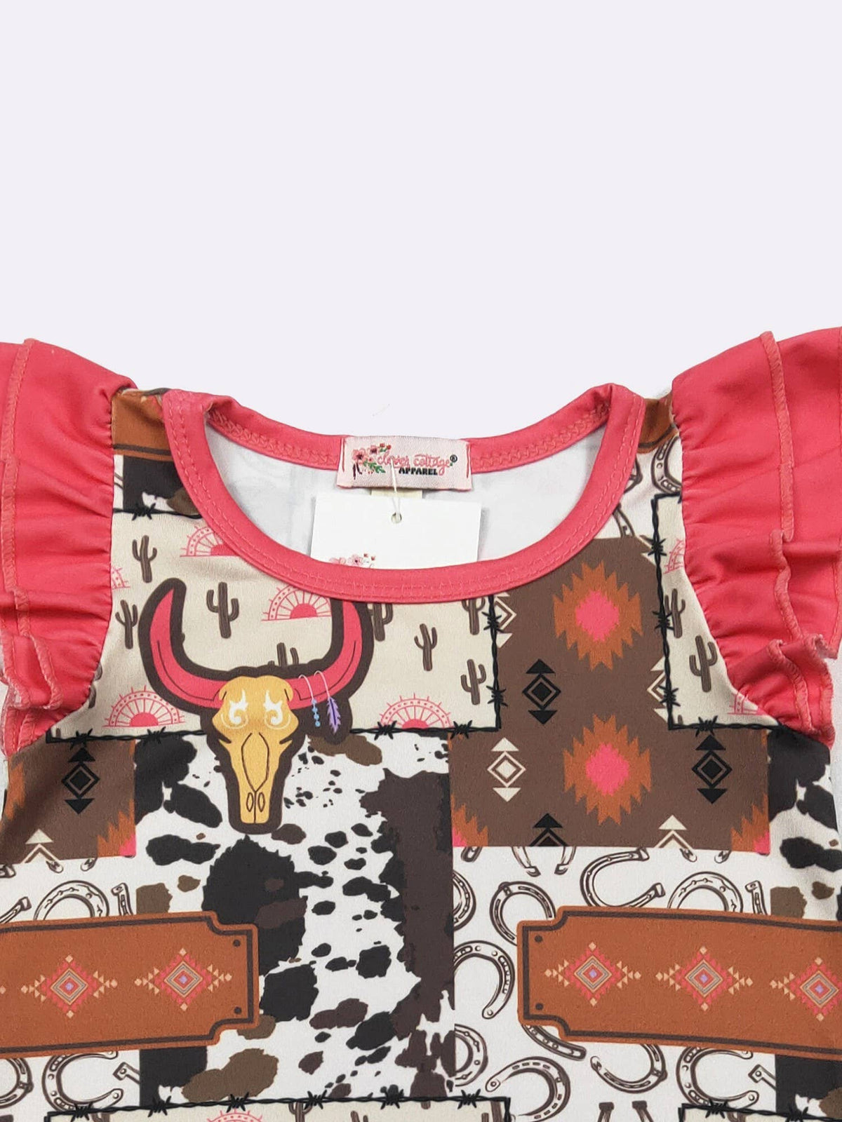 Electric Longhorn Baby Romper: 6/12mo