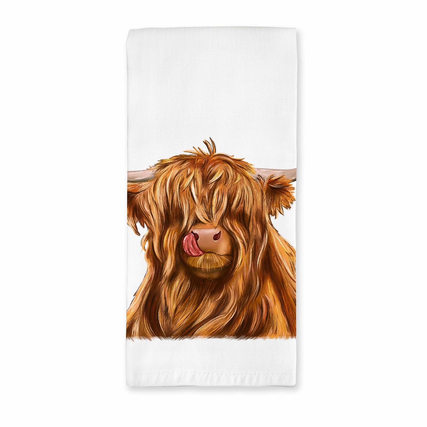 Meadow Highlander Tea Towel