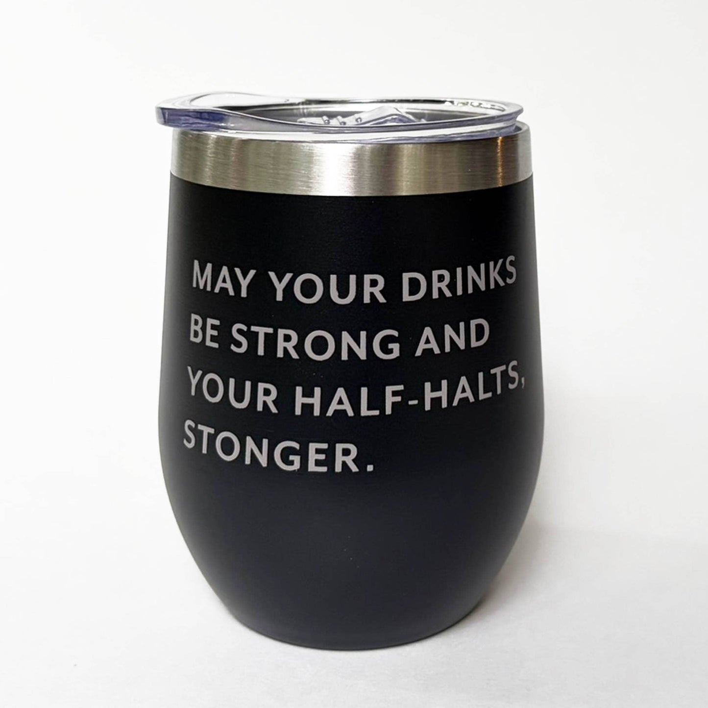 Half Halts Wine Tumbler