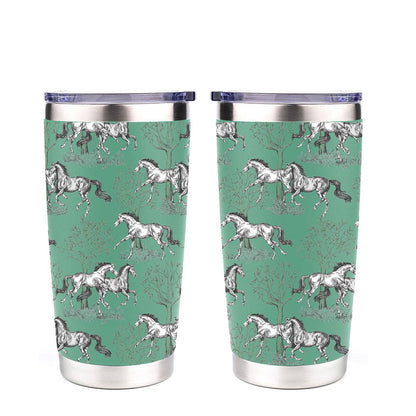 AWST Int'l 20 oz Stainless Steel Tumbler - Lila Toile: Blue / STD