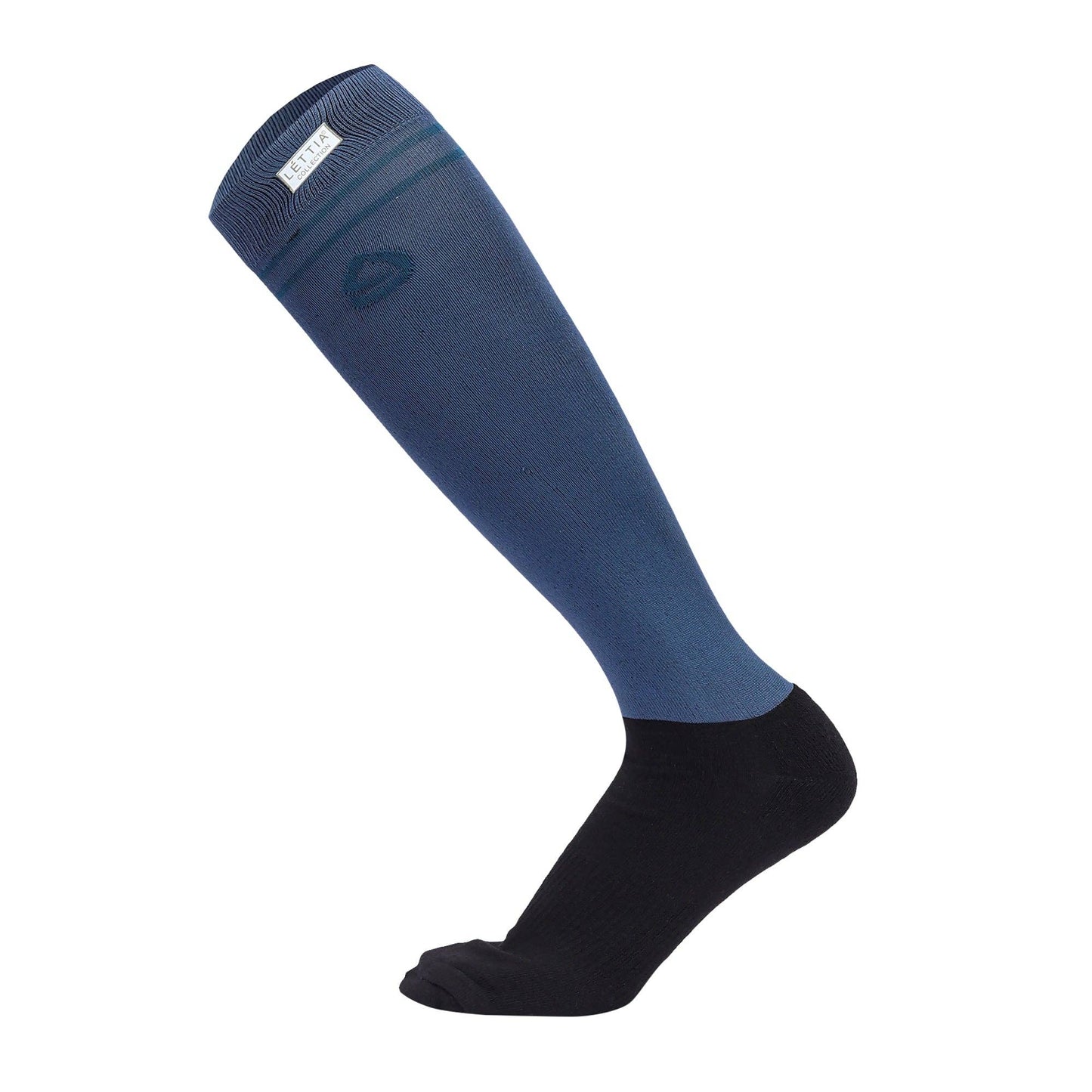 Lettia EquiFine Padded Sock: Black Forest / STD