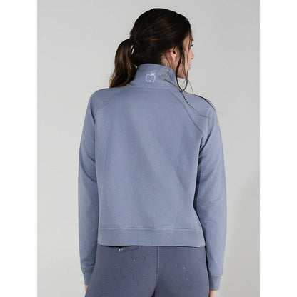 Dapplebay Crest 1/2 Zip French Terry Sweatshirt: Ballet Pink / M