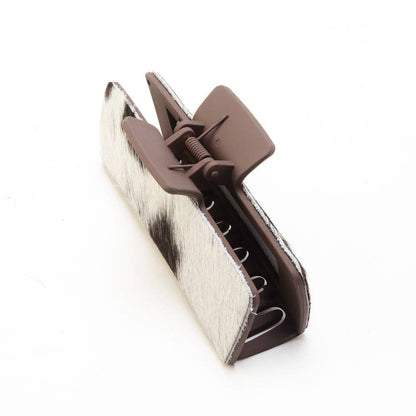 High Vista Hair Comb Clip In Turquoise: Hand-Tooled