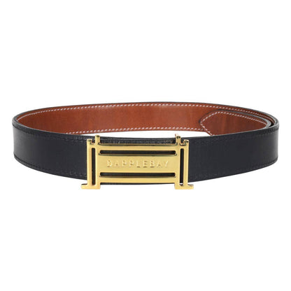 Dapplebay Reversible Jump Belt - Gold: Gold / XS-S