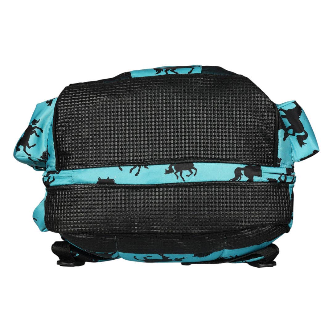 AWST Int'l Lila Equestrian Backpack: Turquoise / STD