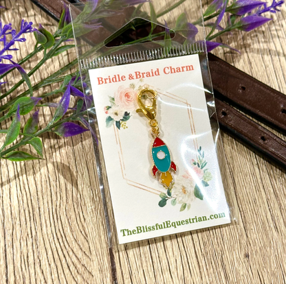 Bridle Braid Charms: Pink Unicorn
