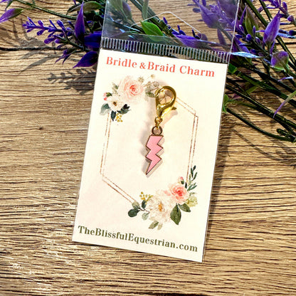 Bridle Braid Charms: Pink Unicorn