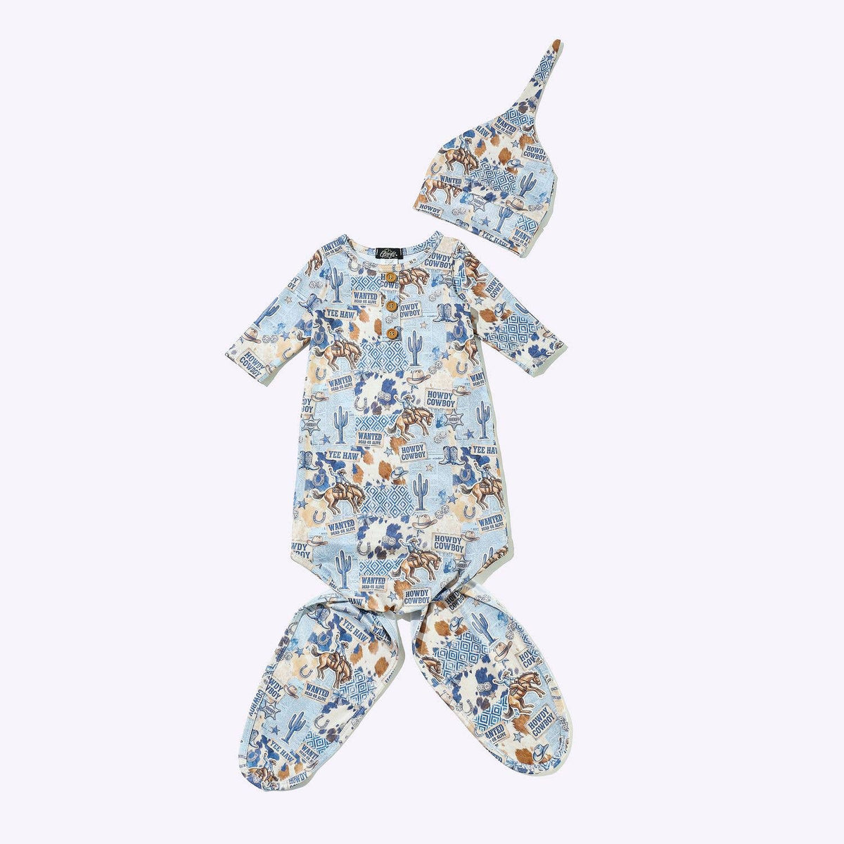 Wanted Cowboy Knotted Gown