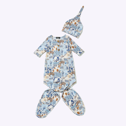 Wanted Cowboy Knotted Gown