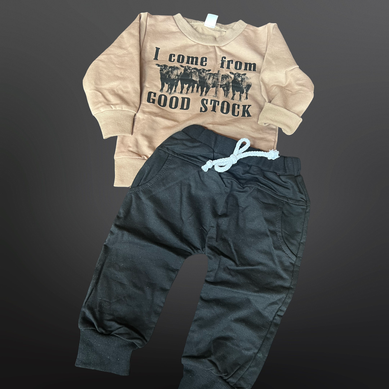 Good Stock Western Baby T-Shirt/Pants Set: 12-18M (90cm)