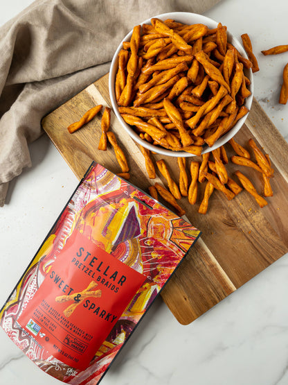Stellar Pretzel Braids - Sweet & Sparky - 5oz