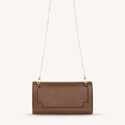 Mira & Moss Delphine Crossbody Bag - Chocolate Latte: CHOCLATE LATTE