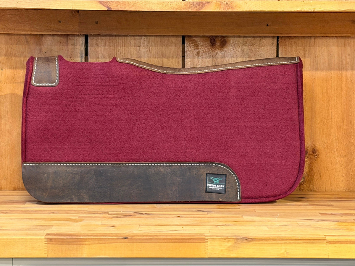 PLR Saddle Pads : Wine