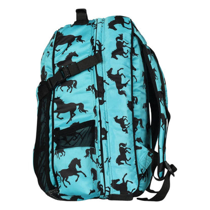 AWST Int'l Lila Equestrian Backpack: Turquoise / STD