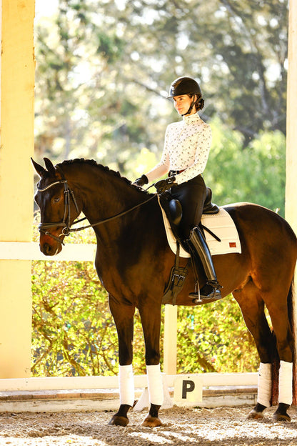 Soft White Dressage Pad