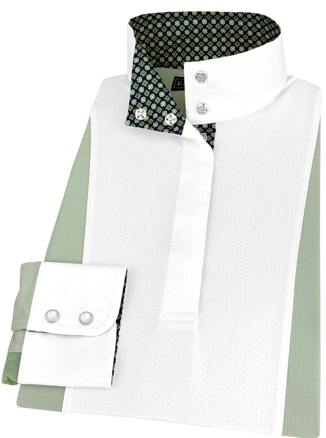 Essex Classics Girls Luna Talent Yarn Luna II Sage Long Sleeve Performance Show Shirt