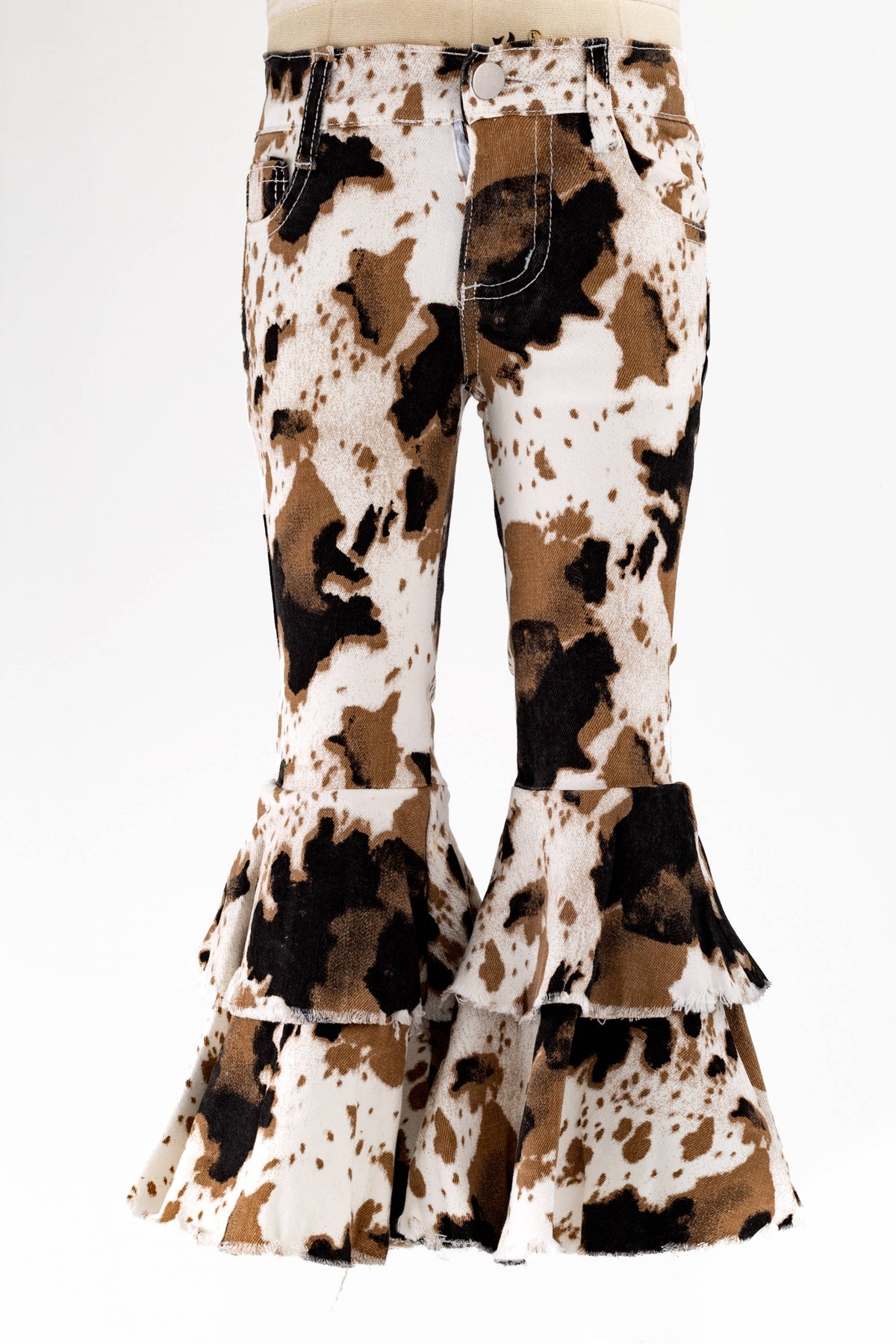 Cowhide Denim Flares: 2t