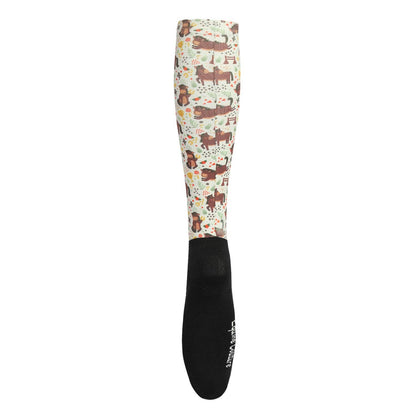 Equine Couture OTC Boot Socks: Sunset Aztec