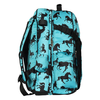 AWST Int'l Lila Equestrian Backpack: Turquoise / STD