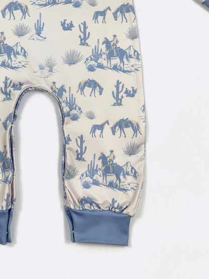 Blue Canyon Boy Romper: 12/24 mo