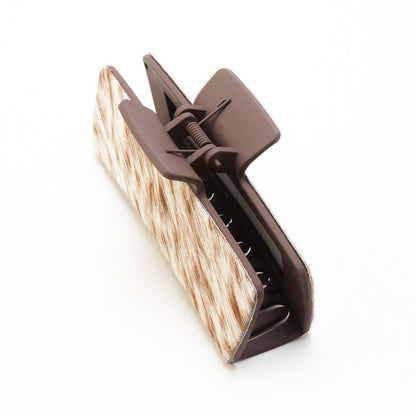 High Vista Hair Comb Clip In Turquoise: Hand-Tooled