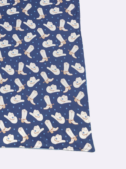 Blue Star Boots Blanket