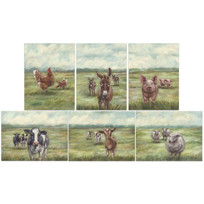 Farm Friends Note Card Set