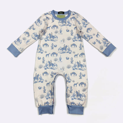 Blue Canyon Boy Romper: 12/24 mo