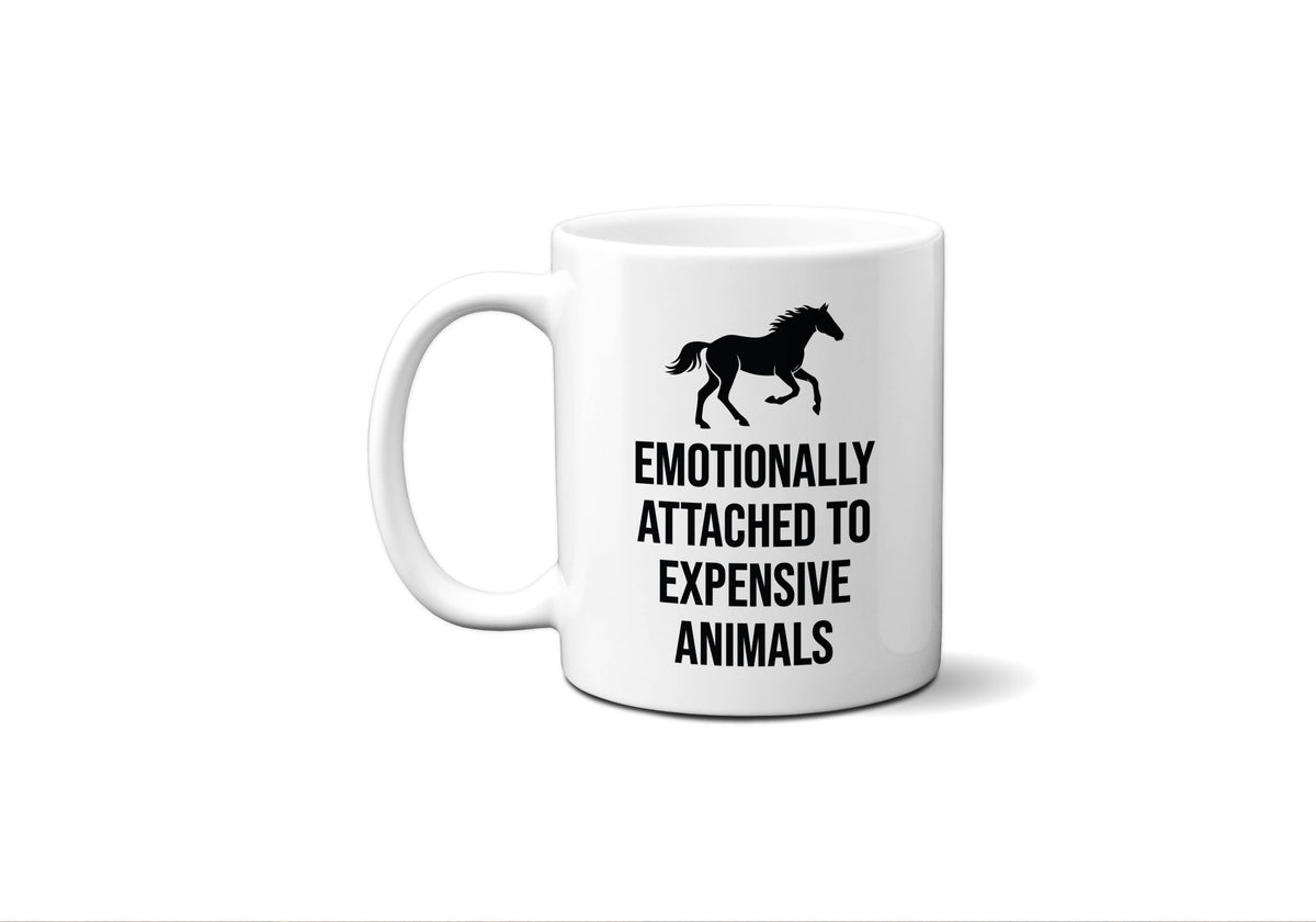 Horse Funny Coffee Mug, 11 oz and 15 oz Equestrian Gift Barn: 15oz