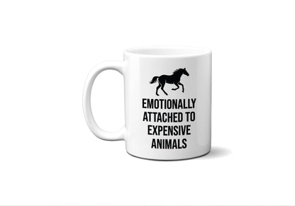 Horse Funny Coffee Mug, 11 oz and 15 oz Equestrian Gift Barn: 15oz