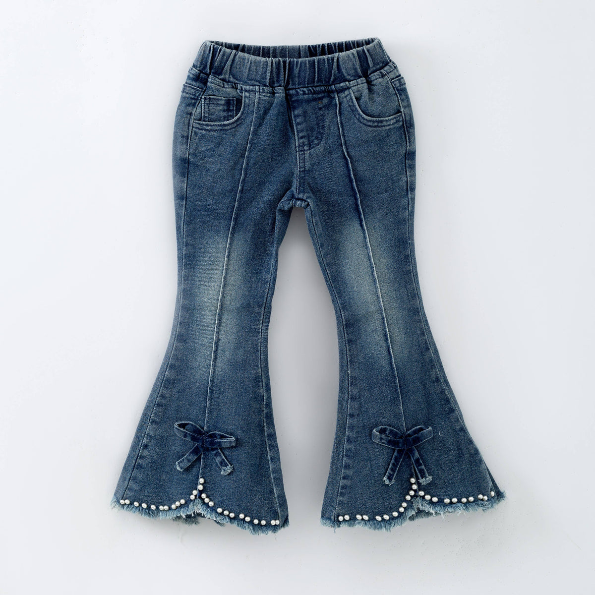 Pearl Denim Flares: 5/6yrs