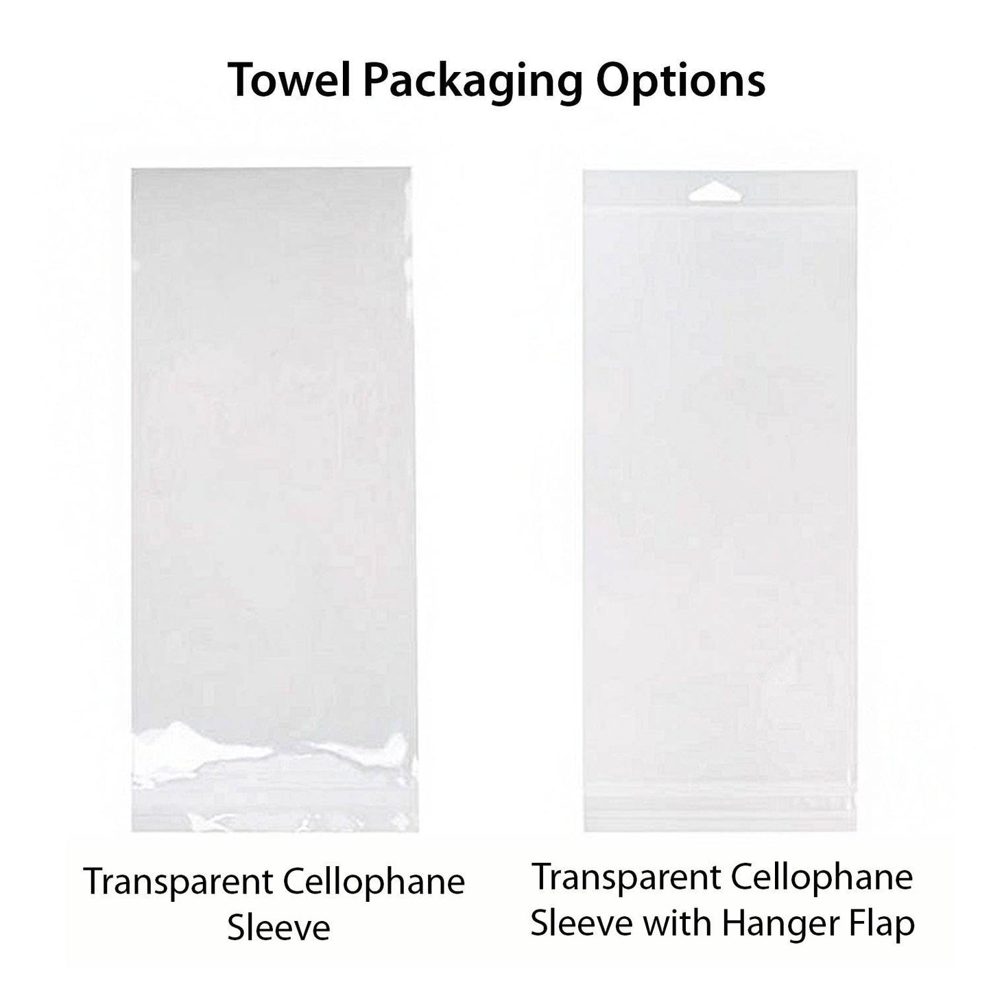 Horse Pony Equestrian Tack Kitchen Towel Waffle Gifts Farm: Transparent Cellophane Sleeve with Hanger Flap