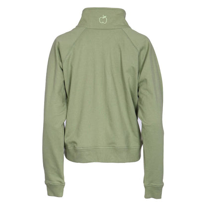 Dapplebay Crest 1/2 Zip French Terry Sweatshirt: Ballet Pink / M