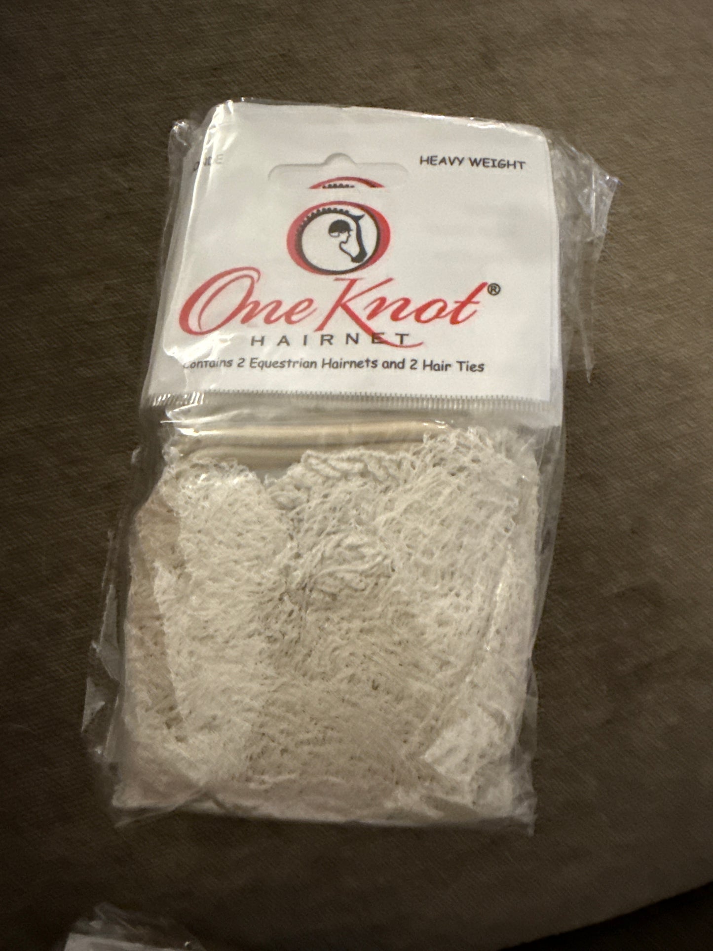 One Knot Hair Net HEAVY Weight hairnet