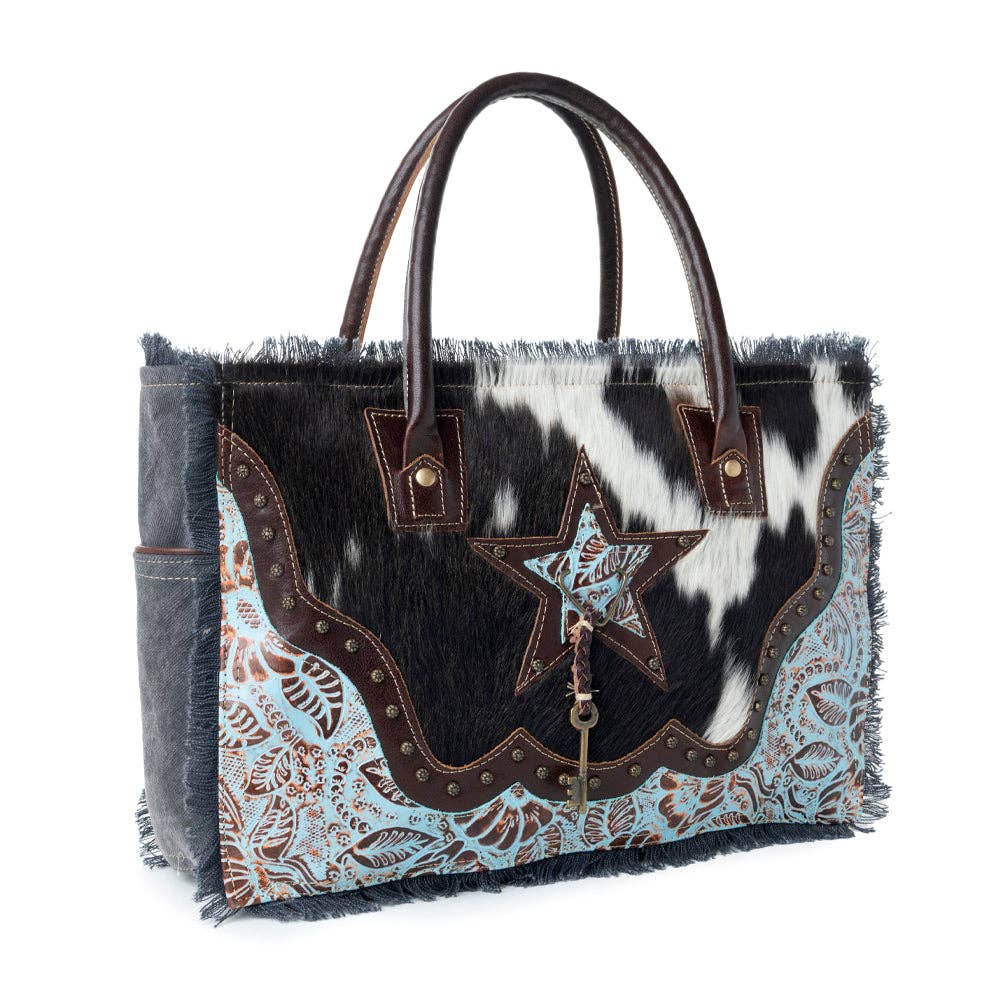 Articulate Canvas & Hairon Bag