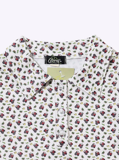 Corn Field Boy Collar Shirt: 2t