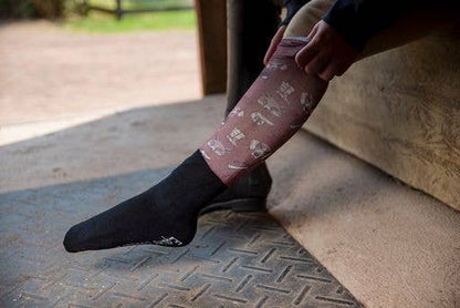 Equine Couture OTC Boot Socks: Fat Pony