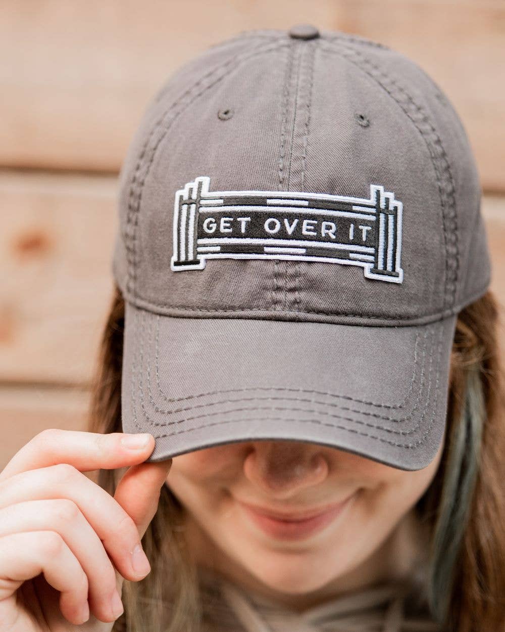 Dapplebay Get Over It - Barn Hat: Charcoal / One size