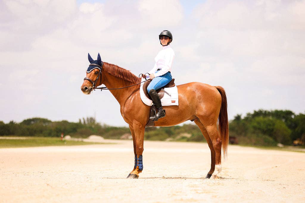 Soft White Dressage Pad