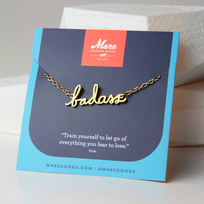 Badass Pendant Gold