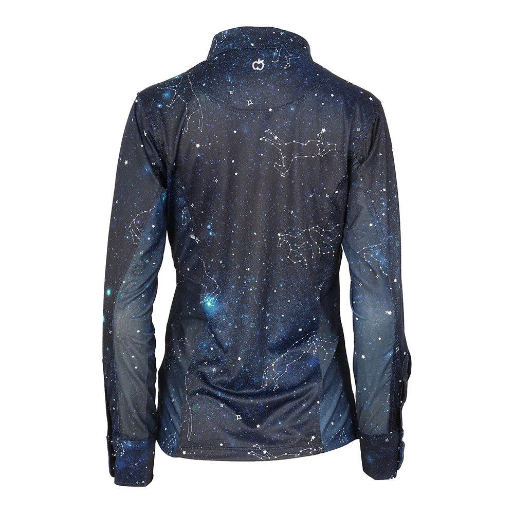 Dapplebay Midnight Constellation Western Top: Multi / XXL
