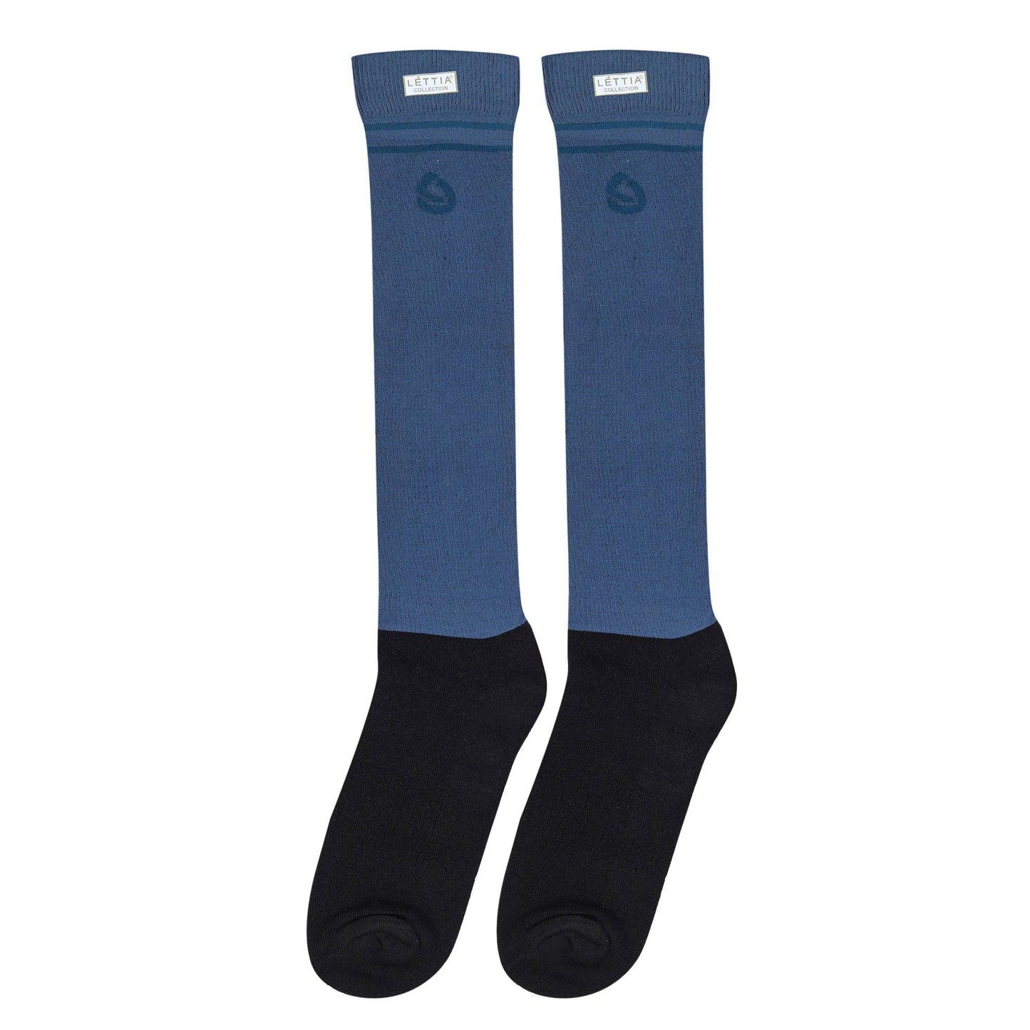 Lettia EquiFine Padded Sock: Black Forest / STD